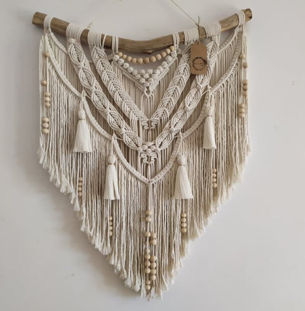 Boho Bliss: Handcrafted Macrame Wall